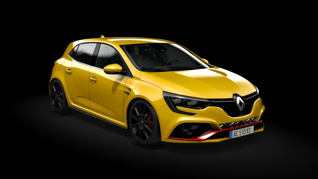 Renault Megane RS Trophy r, skin Yellow