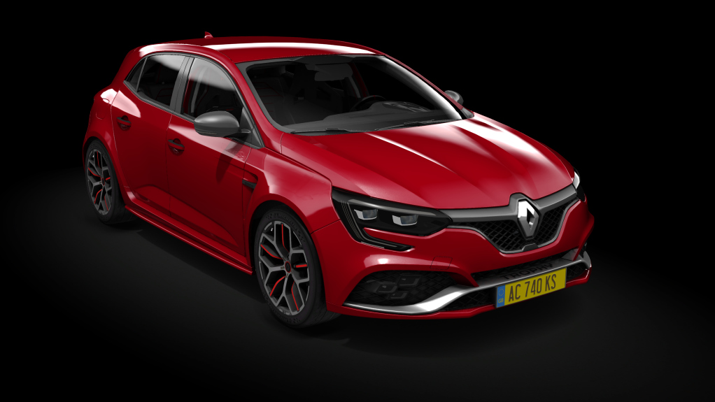 Renault Mégane R.S. trophy Alpha, skin Flame Red