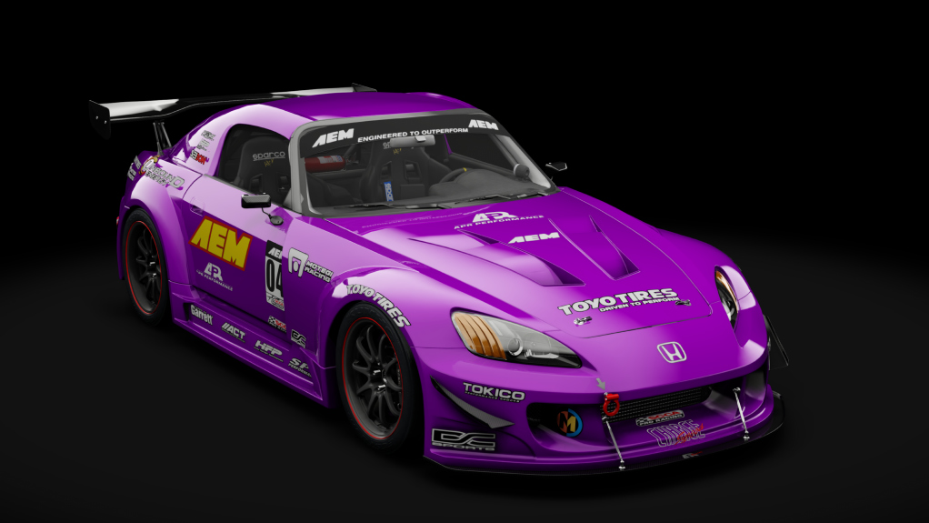 Honda S2000 2003 Race Car, skin 15_pink