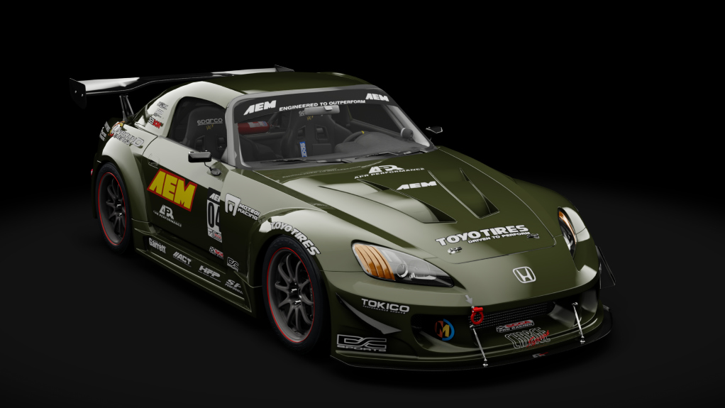 Honda S2000 2003 Race Car, skin 22_marina_green_lim