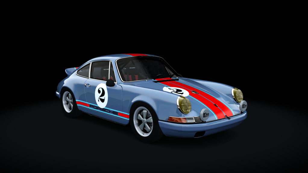 TCL Porsche 911RS 2.7, skin 102_martini_cup