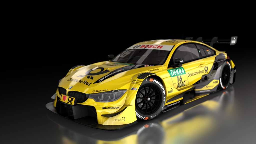 BMW M4 DTM, skin 2018_Glock_16