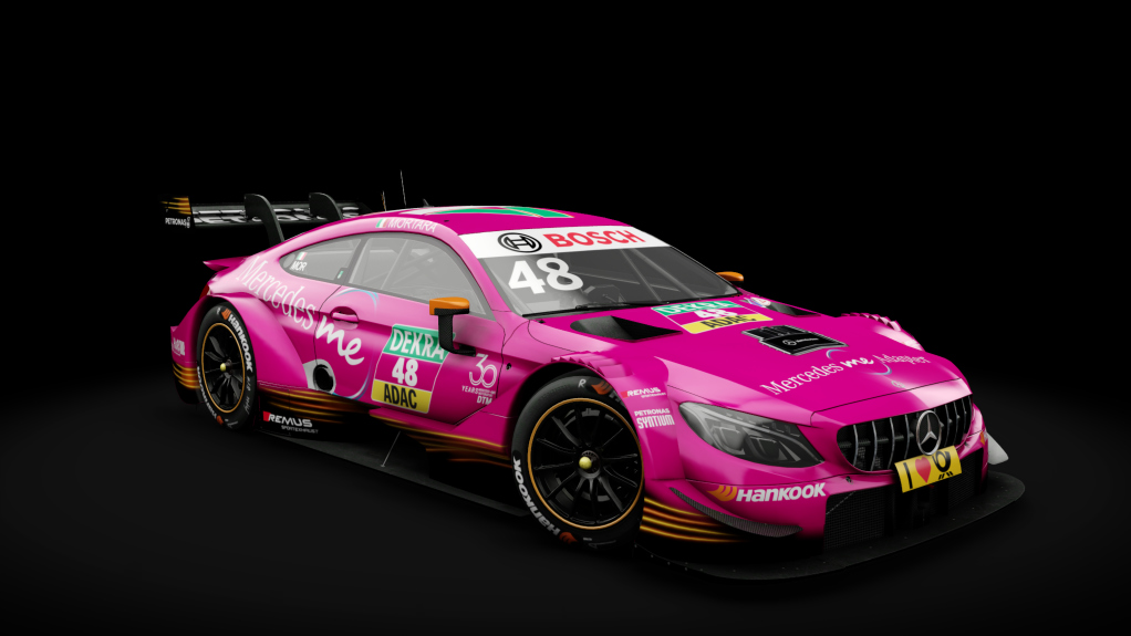 Mercedes-AMG C63 DTM, skin 2018_Mortara_BrandsHatch