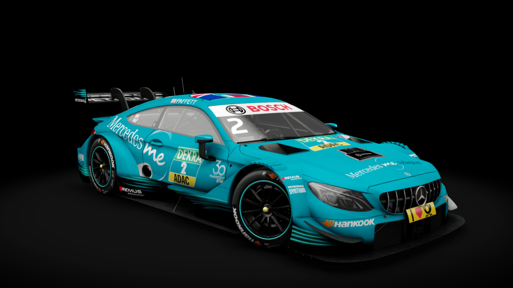 Mercedes-AMG C63 DTM, skin 2018_Paffett