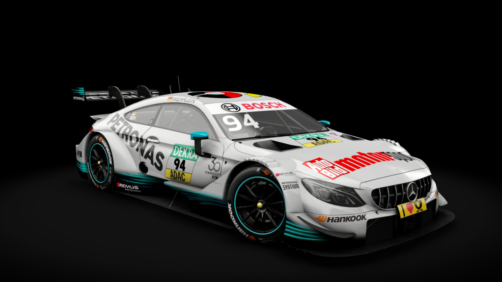 Mercedes-AMG C63 DTM, skin 2018_Wehrlein